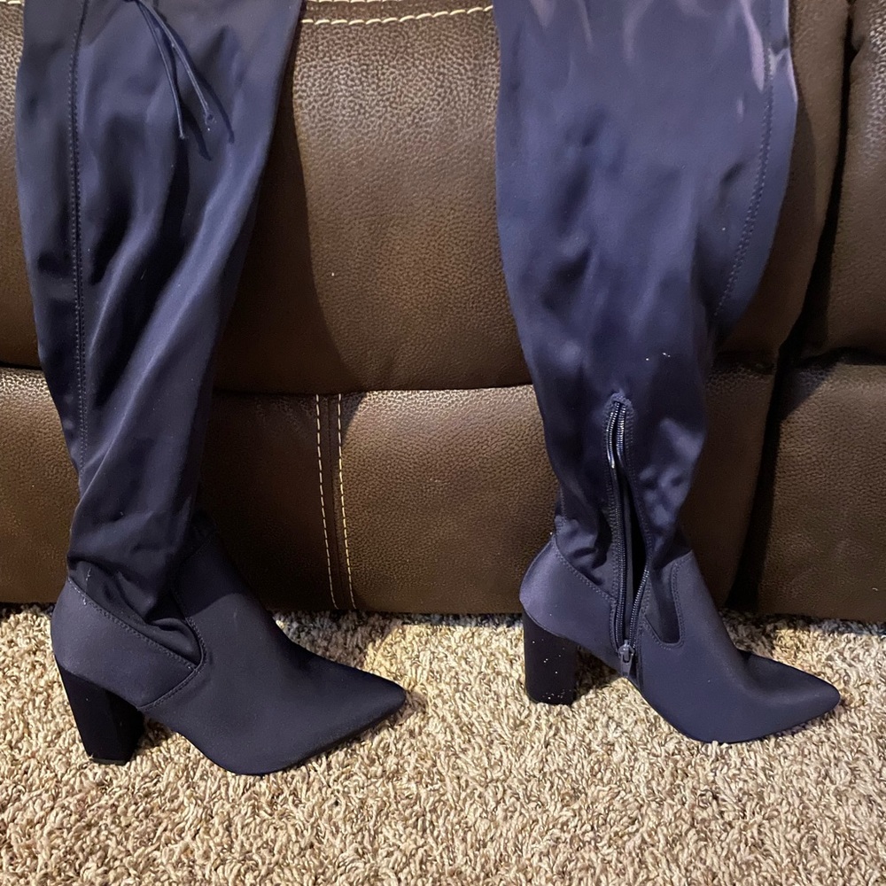 Blue Suede Boots